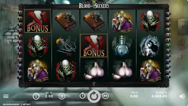 Special symbols in Blood Suckers slot machine